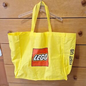 Large LEGO Bright Yellow Tote with Logo